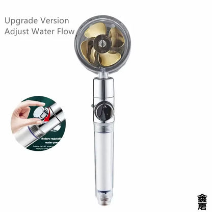 Revitalize Your Shower Experience with the 360° Rotating Twin Turbo High Pressure Water Saving Shower Head