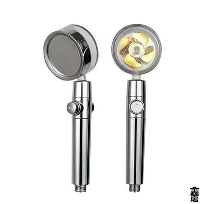 Revitalize Your Shower Experience with the 360° Rotating Twin Turbo High Pressure Water Saving Shower Head